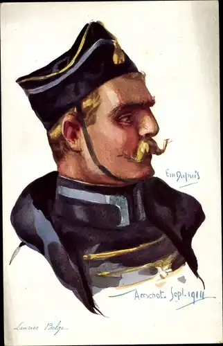Künstler Ak Dupuis, Em., belgischer Lanzenreiter, belgischer Soldat