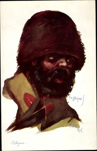 Künstler Ak Dupuis, E., Cosaque, 1915