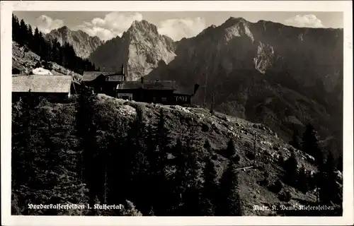 Ak Vorderkaiserfelden Tirol, Panorama