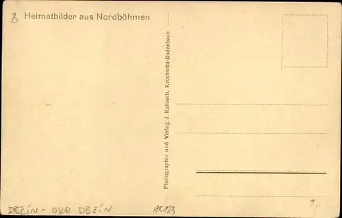 Ak Děčín Tetschen Bodenbach Elbe Reg. Aussig, Schäferwand, Bahnstrecke, Tunnel