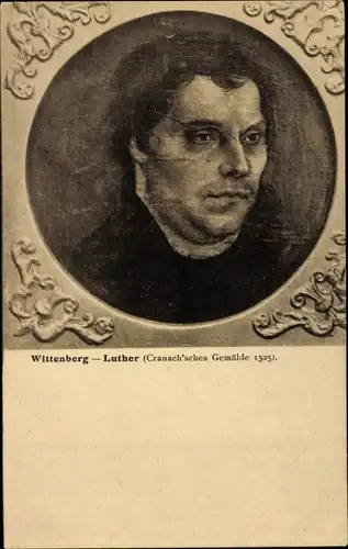 Künstler Ak Cranach, Lukas, Reformator Martin Luther, Portrait