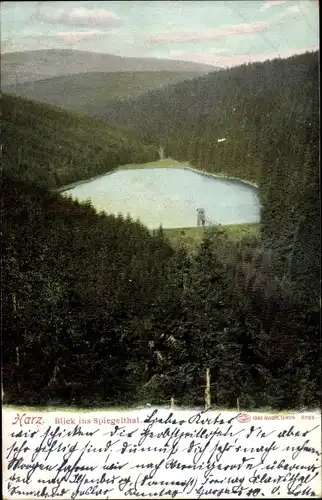Ak Wildemann Clausthal Zellerfeld im Oberharz, Spiegelthal
