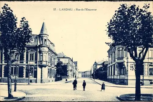 Ak Landau in der Pfalz, Kaiserstraße