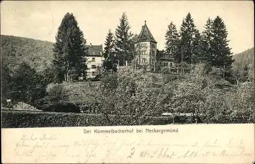 Ak Neckargemünd am Neckar, Kümmelbacher Hof