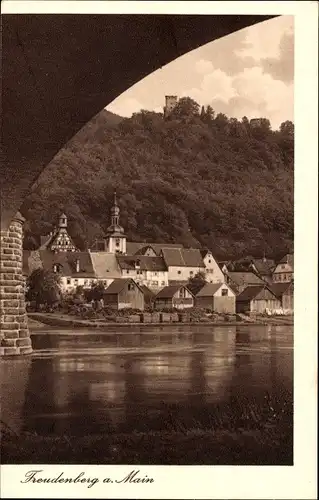 Ak Freudenberg am Main Baden, Ortsansicht