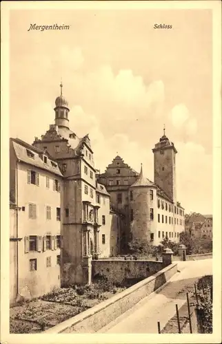Ak Bad Mergentheim in Tauberfranken, Schloss
