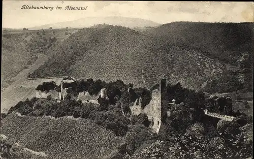 Ak Altenbamberg in Rheinland Pfalz, Altenbaumburg, Ruine Altebaumburg