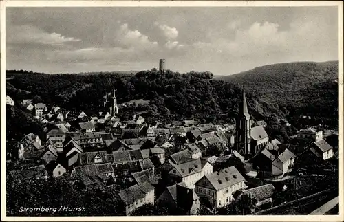 Ak Stromberg im Hunsrück, Gesamtansicht