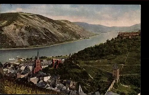 Ak Bacharach am Rhein, Panorama