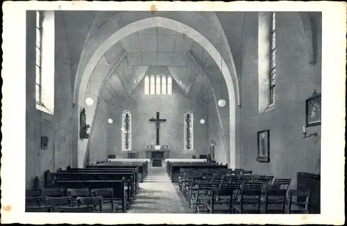 Ak Herborn bei Idar Oberstein, Katholische Pfarrkirche, Innenansicht