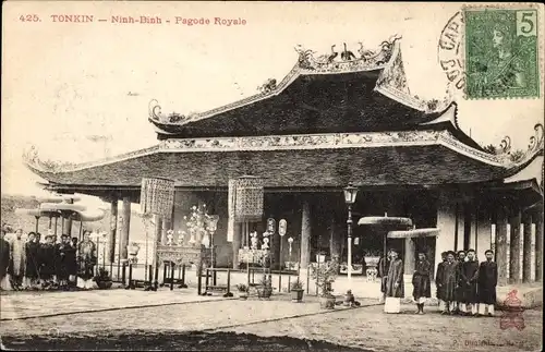 Ak Ninh Binh Tonkin Vietnam, Königliche Pagode
