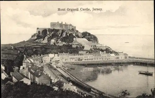 Ak Gorey Channel Island Jersey, Mont Orgueil Castle