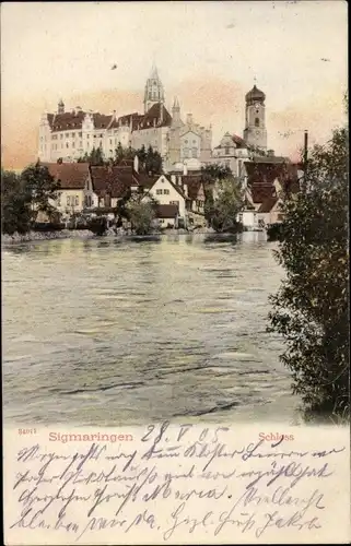 Ak Sigmaringen an der Donau Baden Württemberg, Schloss