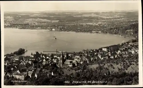 Foto Ak Bregenz am Bodensee Vorarlberg, Panorama