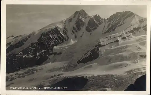 Foto Ak Heiligenblut am Großglockner in Kärnten, Großglockner von der Oberwalderhütte