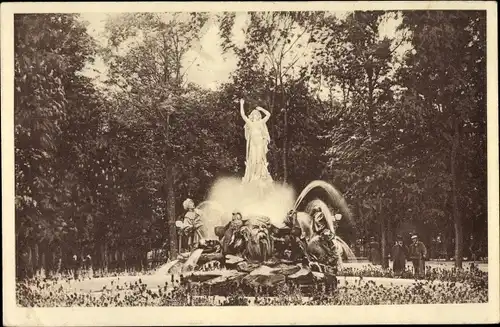 Ak Baden bei Wien in Niederösterreich, Undine Brunnen