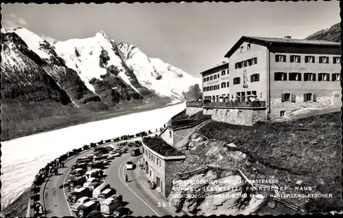 Ak Heiligenblut am Großglockner Kärnten, Kaiser Franz Josef Haus, Pasterzengletscher