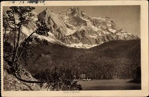 Ak Grainau in Oberbayern, Eibsee