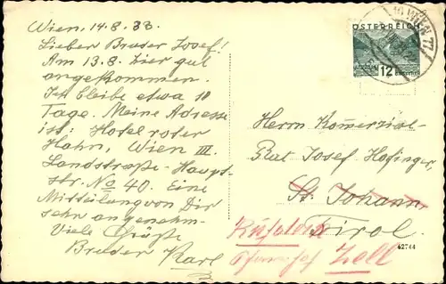 Ak Wien 4 Wieden, Karlskirche, Innenansicht, Hochaltar