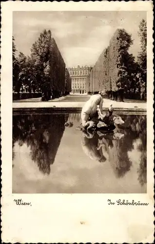 Ak Wien 13 Hietzing Österreich, Schönbrunn, Schlosspark