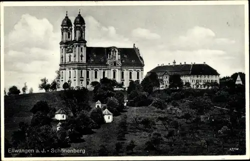 Ak  Schönenberg Ellwangen Jagst, Kirche