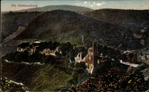 Ak Altenbamberg in Rheinland Pfalz, Altenbaumburg, Ruine Altebaumburg