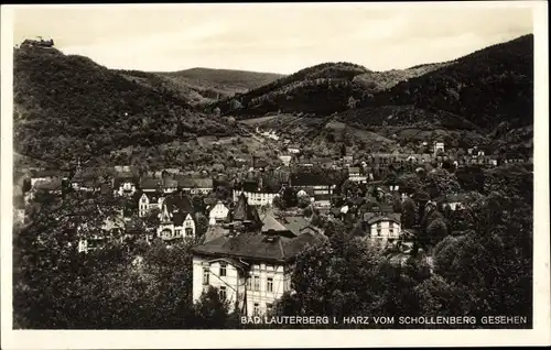 Ak Bad Lauterberg im Harz, Blick vom Schollenberg