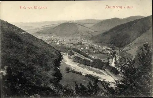 Ak Bad Lauterberg im Harz, Blick vom Königstein