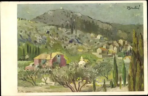 Künstler Ak Bijlic, Bruno, Kupari Kroatien, Gesamtansicht