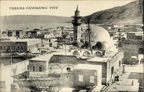 Ak Tiberias Israel, Panoramablick