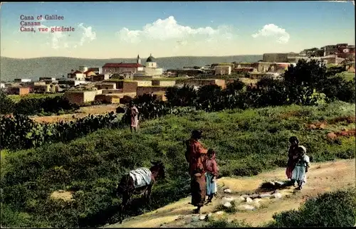 Ak Cana Cana Galilee Israel, Generalansicht