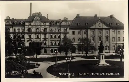 Ak Norrköping Schweden, Standard Hotell und Posthuset