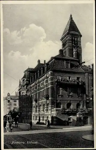 Ak Norrköping Schweden, Rathaus
