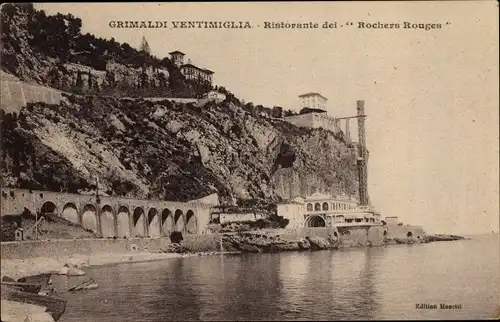 Ak Grimaldi Ventimiglia Liguria, Ristorante del Rochers Rouges
