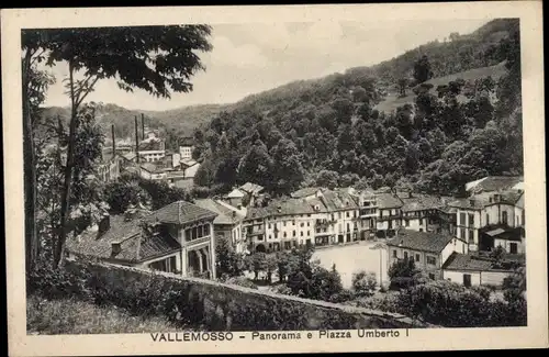 Ak Valle Mosso Piemonte, Panorama e Piazza Umberto I