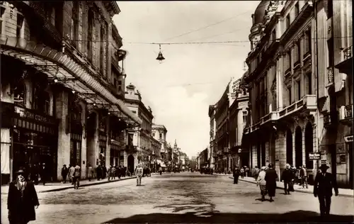 Ak Belgrad Belgrad Serbien, Rue Prince Michel