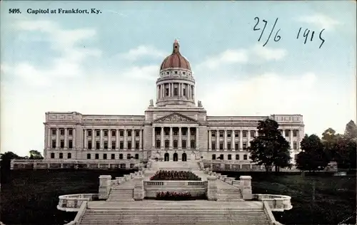 Ak Frankfort Kentucky USA, Kapitol
