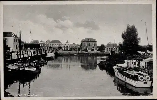 Ak Willemstad Nordbrabant Niederlande, Binnenhaven
