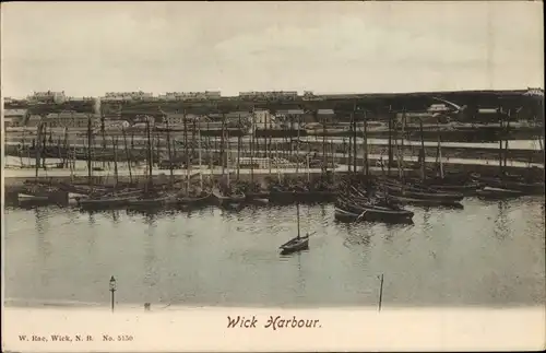 Ak Wick Schottland, Hafen