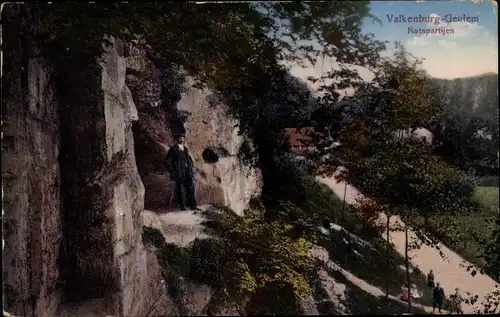 Ak Geulem Valkenburg aan de Geul Limburg Niederlande, Felsformationen