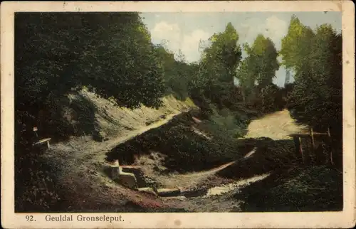 Ak Houthem Valkenburg Limburg Niederlande, Geuldal Gronseleput