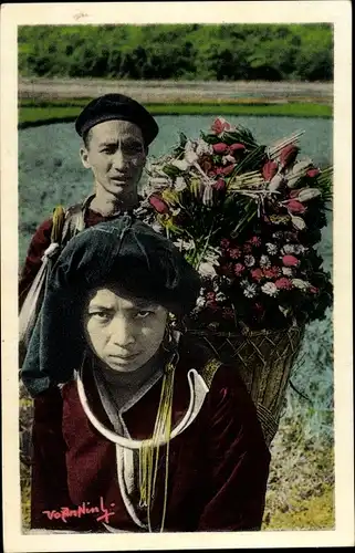 Ak Xieng Khouang Laos, weibliche Meo