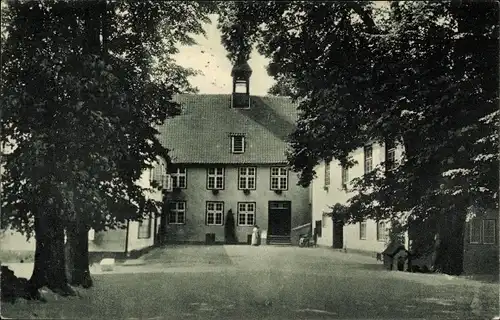 Ak Neuenburg Zetel in Oldenburg Friesland, Schloss, Landwirtschaftliche Haushaltungsschule