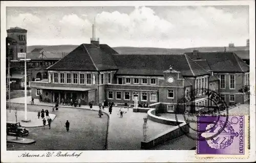 Ak Rheine in Westfalen, Bahnhof