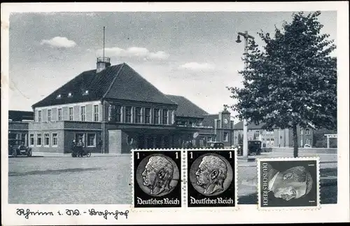 Ak Rheine in Westfalen, Bahnhof