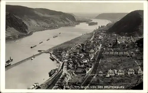 Ak Brohl am Rhein, Blick von der Reuterslay