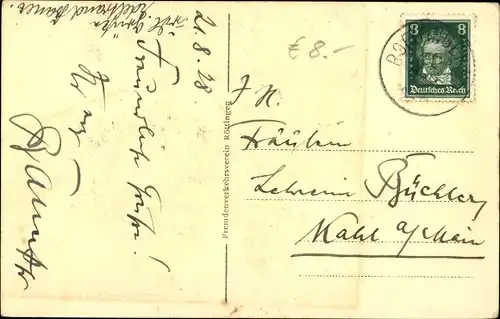 Ak Röttingen Unterfranken, Marktplatz mit Rathaus