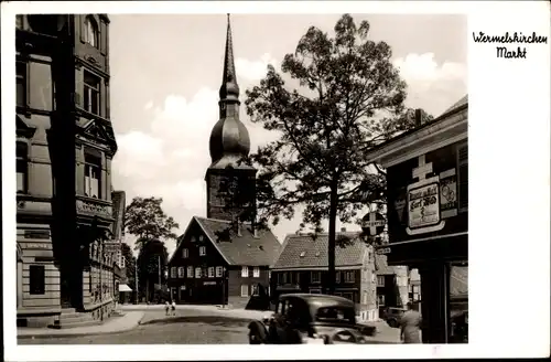Ak Wermelskirchen im Bergischen Land, Marktplatz