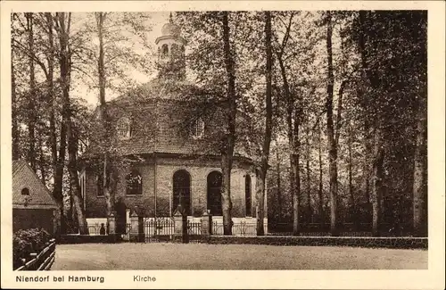Ak Hamburg Eimsbüttel Niendorf, Kirche