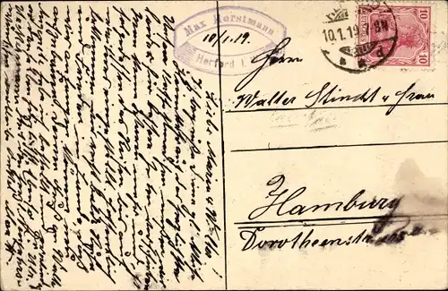 Ak NDL Doppelschrauben Salonpostdampfer Prinz Friedrich Wilhelm